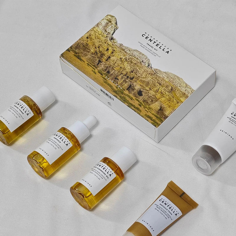 🌿 Kit Skincare Centella JANYIF – Tamanho Viagem