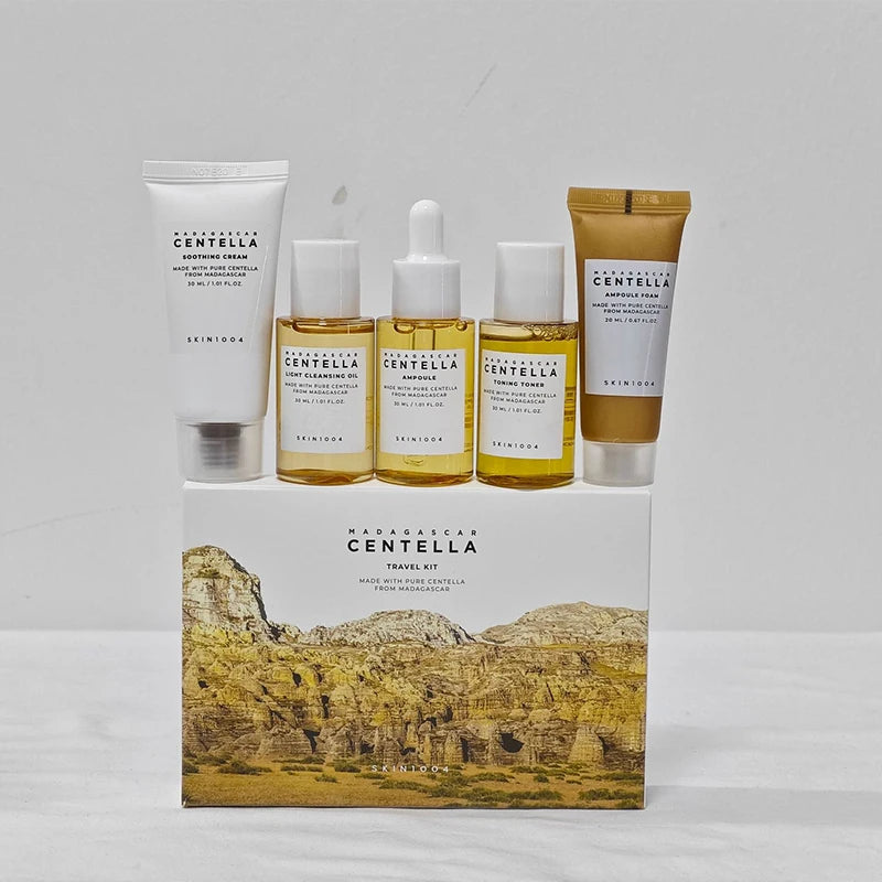 🌿 Kit Skincare Centella JANYIF – Tamanho Viagem