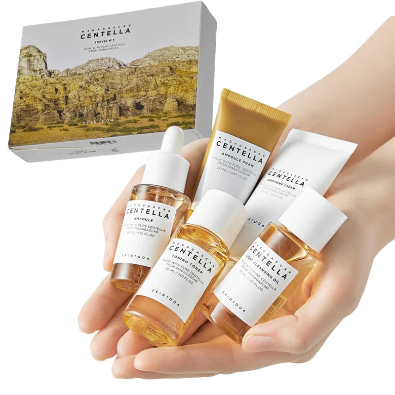 🌿 Kit Skincare Centella JANYIF – Tamanho Viagem